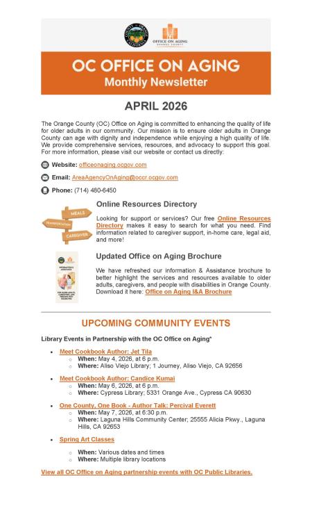 OoA Newsletter - April 2026_Page1