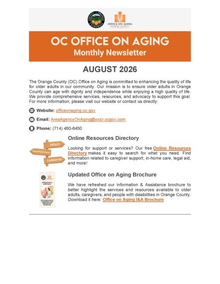 Office on Aging Newsletter_Aug 2026_Page1