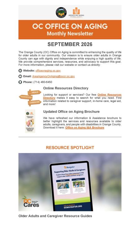 OOA Newsletter Sept 2026_Pg1
